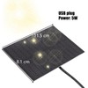 Outdoor Portable Solar Panel, 5w 5v Small Size Light Weight