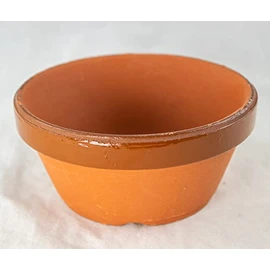 Japanese Tokoname Bonsai Training Pot, Cactus & Succulent Planter with Mesh - 4.25" to 7.25" (4.25"x 4.25"x 2")