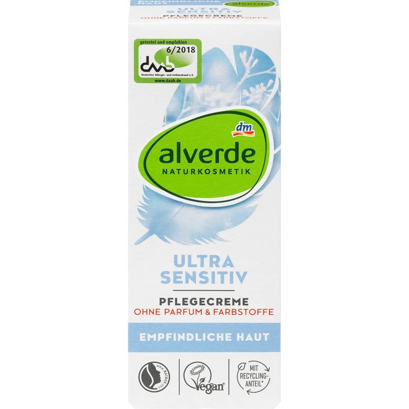 Alverde Naturkosmetik Ultra Sensitive Jojoba Care Cream for Very Sensitive