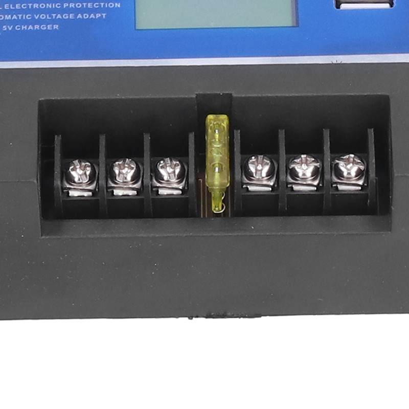 Solar Charge Controller LCD Display Dual Usb Interface Durable Solar