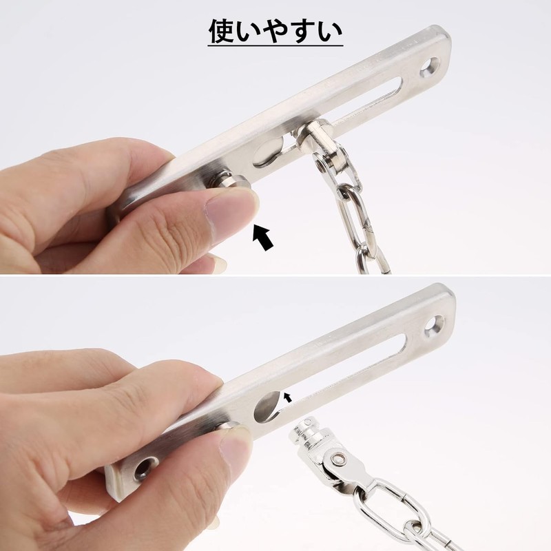 MINBOOT Door Chain Lock, Stainless Steel, Entryway, Indoor, Room, Door,