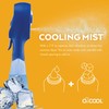 O2COOL Elite Battery Powered Handheld Water Misting Fan (Blue)