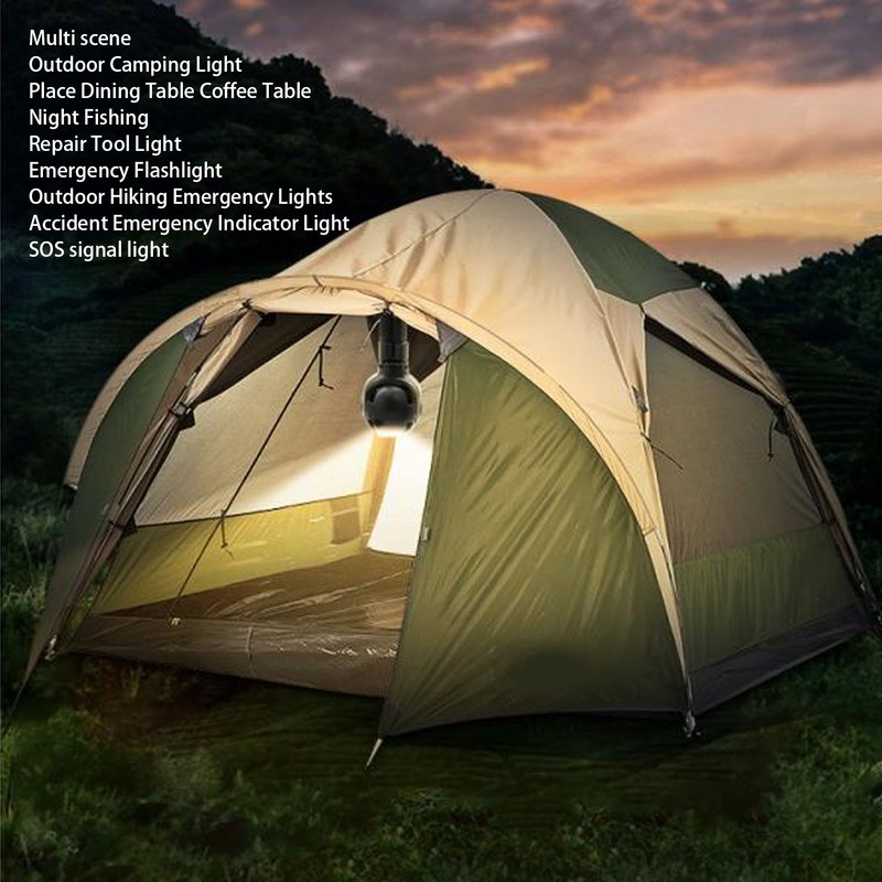 LED Camping Magnet Light 3000mAh IPX4 Waterproof Multifunction Emergency LED