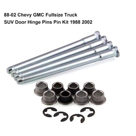 Door Hinge Pins Kit 4 Pins 2 Door Compatible for 88-02 GMC Fullsize Truck SUV