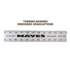 Mayes 10208 36 Inch Straight Edge Aluminum Ruler, Heavy Duty