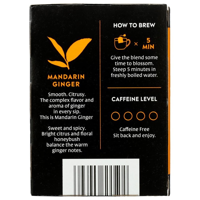 Choice Organics - Organic Mandarin Ginger Tea (6 Pack) -