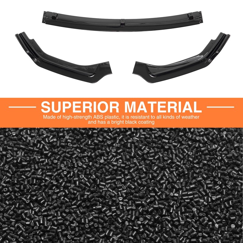 JTFF Front Bumper Spoiler Lip Compatible with 2018-2025 Infiniti Q50
