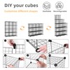 AWTATOS Wire Cube Storage Organizer, Closet Organizers and Storage, Metal