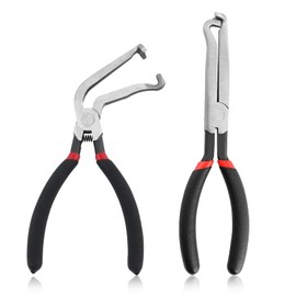 2PCS Electrical Disconnect Pliers for Cars 1 * 60°+1*Straight,Electrical Connector Pliers Disconnects Electrical Connectors/Hose/Fuel Injectors,Universal Spark Plug Pliers Car Accessories