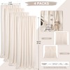 Ivory Backdrop Curtains Photography Background Drapes: 20ft x 10ft Polyester