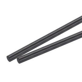 QUARKZMAN Carbon Fibre Rod, 7 mm x 100 mm Carbon Fibre Rod for RC Aeroplane DIY Crafts Dragon Wing Tube Quadcopter Arm Repair Pack of 2