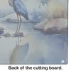 Caroline's Treasures DAC2850LCB Blue Heron Glass Cutting Board Large Decorative