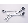 FLZOSPER 27mm Metric Fix Tubing Wrench，Flex-Head Gear Wrench, Ratcheting Fix