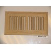 4" x 10" Hi-Output White Oak Flush Unfinished Wood Vent (6 3/4" x 12 1/2")