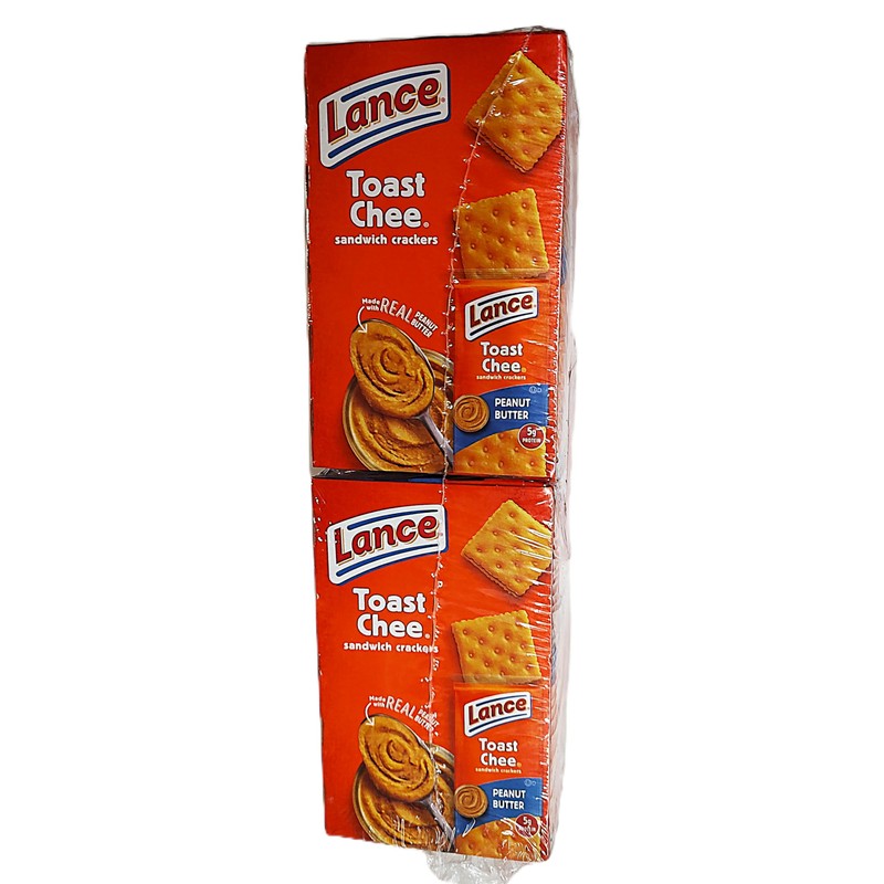 Lance Toast Chee Peanut Butter Crackers, 2 pack of 20