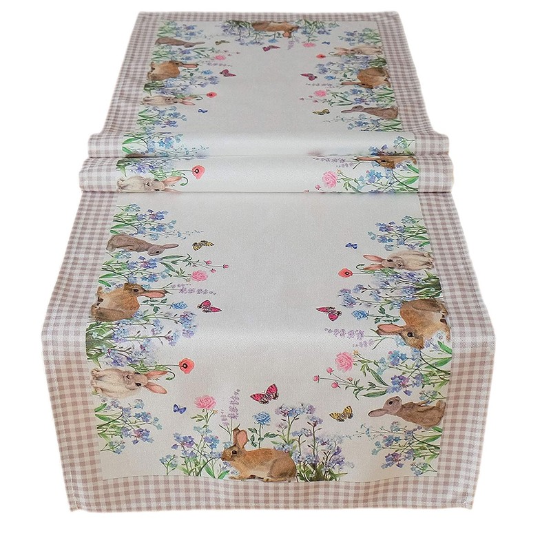 texpot Table Runner 40 x 140 cm with Bunny &