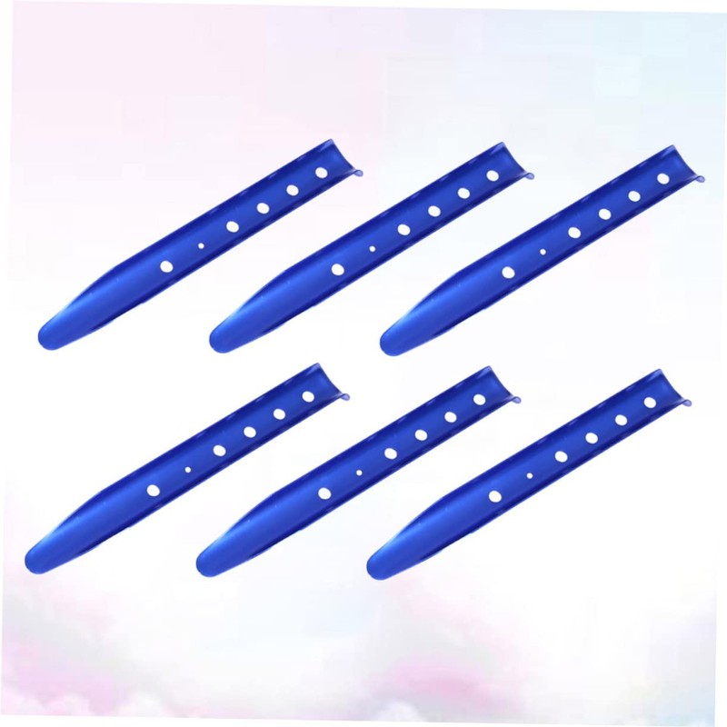 OHPHCALL 6pcs 31cm U-Shaped Snow Nail Beach Aluminum Nail Tent