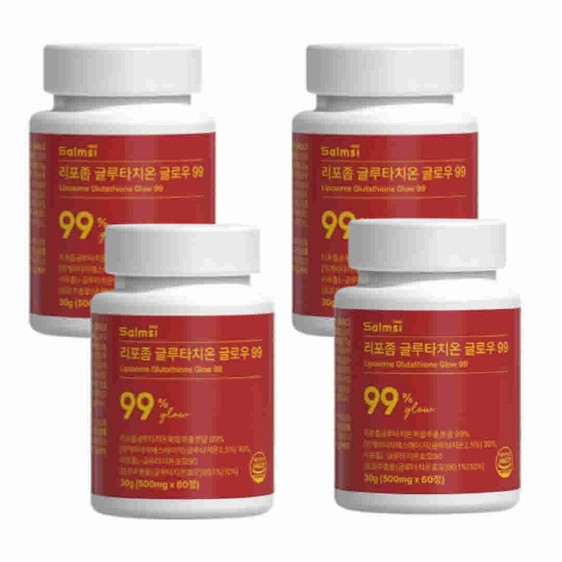 Liposomal Glutathione Glow 99% High Purity 60 Tablets / 리포좀