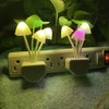 [2 Pack] UTLK Plug in LED Mushroom Night Light Lamp