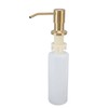 Pwshymi 300ml Soap Dispenser, Built-in Stainless Steel Sink Dispenser Pump