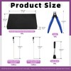 Swpeet 37 Pieces Professional Painting Stand Base Holder and Gundam
