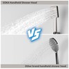 SOKA Shower Faucet Set 10 Inch Rainfall Shower System with