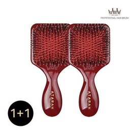 Atara [1+1] Atara Premium Pig Hair Cushion Mini Hair Brush AT PMB, Black [LB514_29] / 아타라 [1+1] 아타라 프리미엄 돈모쿠션 미니 헤어 브러쉬 AT PMB, 블랙[LB514_29]