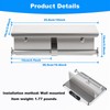 Double Toilet Paper Holder with Shelf, Wall Mount Tissue Roll
