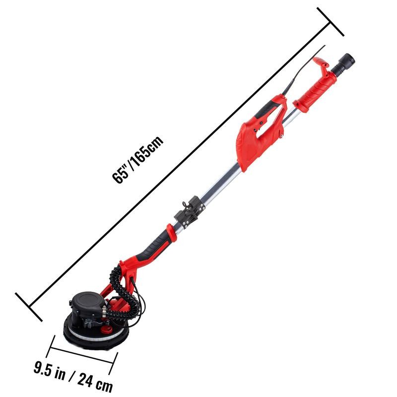 VEVOR Drywall Sander 850W, Variable Speed 800-1750 RPM, Foldable Sheetrock
