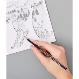 Faber-Castell Miscellaneous Goldfaber 1221 Graphite Pencil, Graphite, B, For Art, Craft, Drawing, Sketching, Home, School, University, Colouring