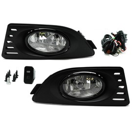 RP Remarkable Power, 2005-2006 Acura RSX Front Bumper Fog Light Lamp Kit FL7157