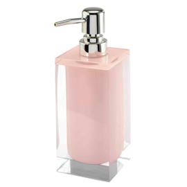 IZOD - Bathroom Set, 4pc Resin Countertop Accessories, Modern Home Decor, Dorm Room Essentials (Marina Collection, Pink)