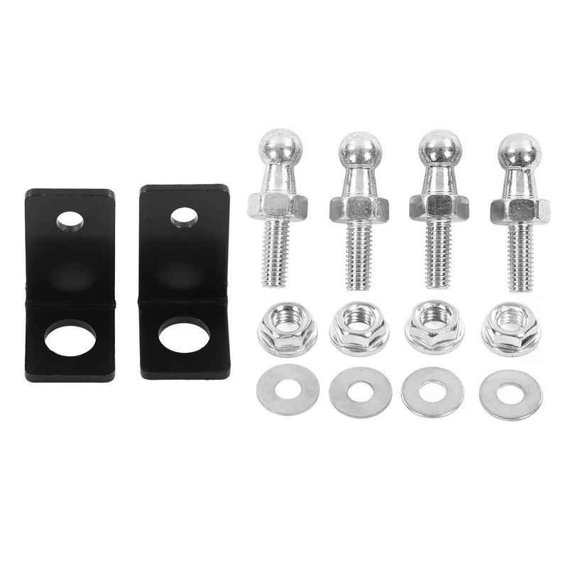 1 Pair Front Trunk Lift Support Metal Bonnet Hood Shock