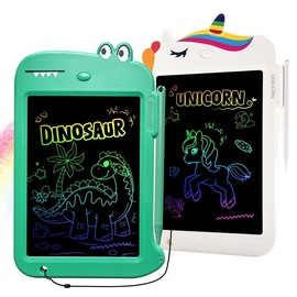 LCD Writing Tablet for Kids - 8.8 inch Erasable and Reusable Drawing Pad, Educational Doodle Board for Ages 3-8 Travel Toys, Road Trip Car Activities, Party Birthday & Christmas Gifts for Girls Boys:_1 Pack Unicorn