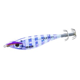 DUEL YO-ZURI Ultra 3D Laser DX M2 SS : 3.3 inches (85 mm) Zebra Luminous Purple Squid Fishing