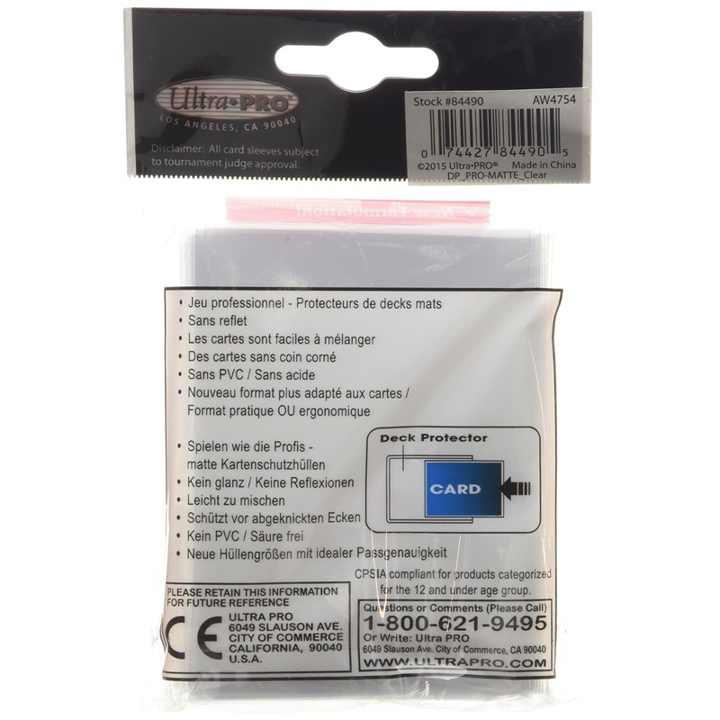 Ultra Pro Gaming Generic 84490 Deck Protector, Multi, One Size