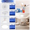 MODERN 6 Pack 28W 3200lm Flush Mount LED Ceiling Light,