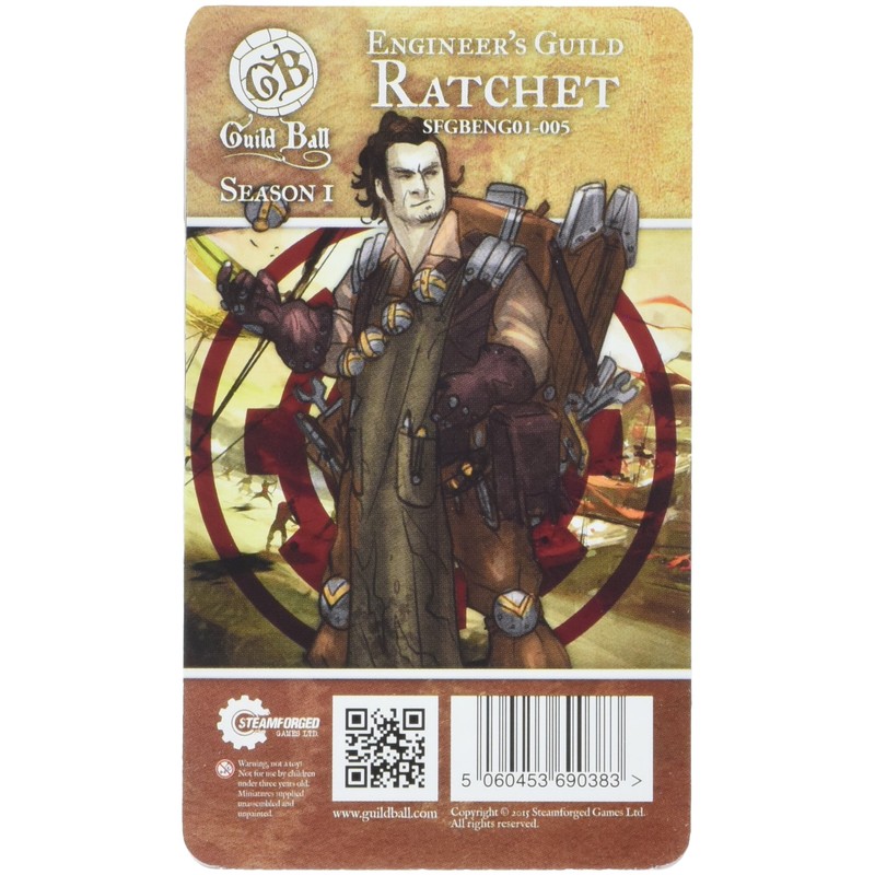 Steamforged Games Guild Ball Engineer Ratchet Kit