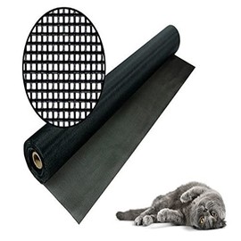 Pet Screen 36-in x 8-ft, Black – Pet Resistant Screen Roll for Window Screen Replacement, Patio Screen, Porch Screen, Door Screen, Dog Screen, and Catio Cat Porch Enclosures