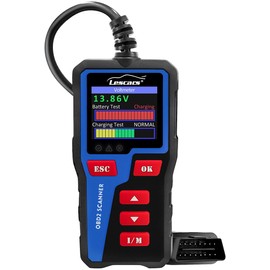 Lescars Car Diagnostic Tool OBD2: OBD2 Diagnostic Tool with 6.1 cm TFT Colour Display (2.4 Inches), up to 300 Codes (OBD2 Diagnostic Tool German, OBD2 Diagnostic Tool Universal)