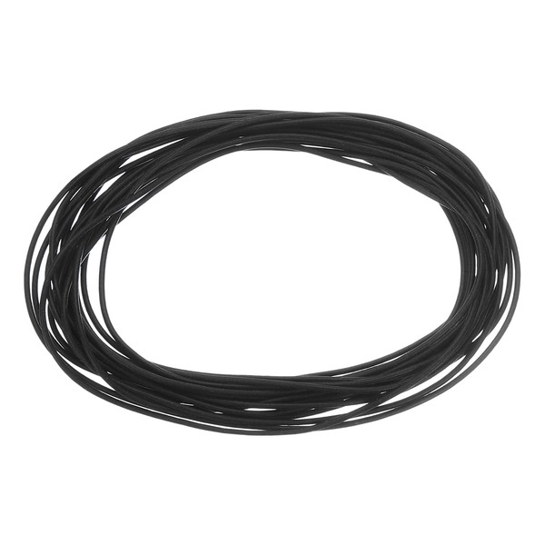 uxcell Silicone Foam Seal Strip, 1mm(0.04") Dia 4 Meters(13.12 Ft)