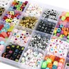 PHOGARY Children's Alphabet Beads Set (800 Pieces), Beads Letters DIY