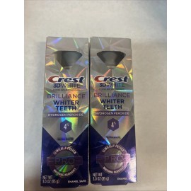 2 PACK Crest 3D White Brilliance Whiter Teeth Ultra PRO Toothpaste