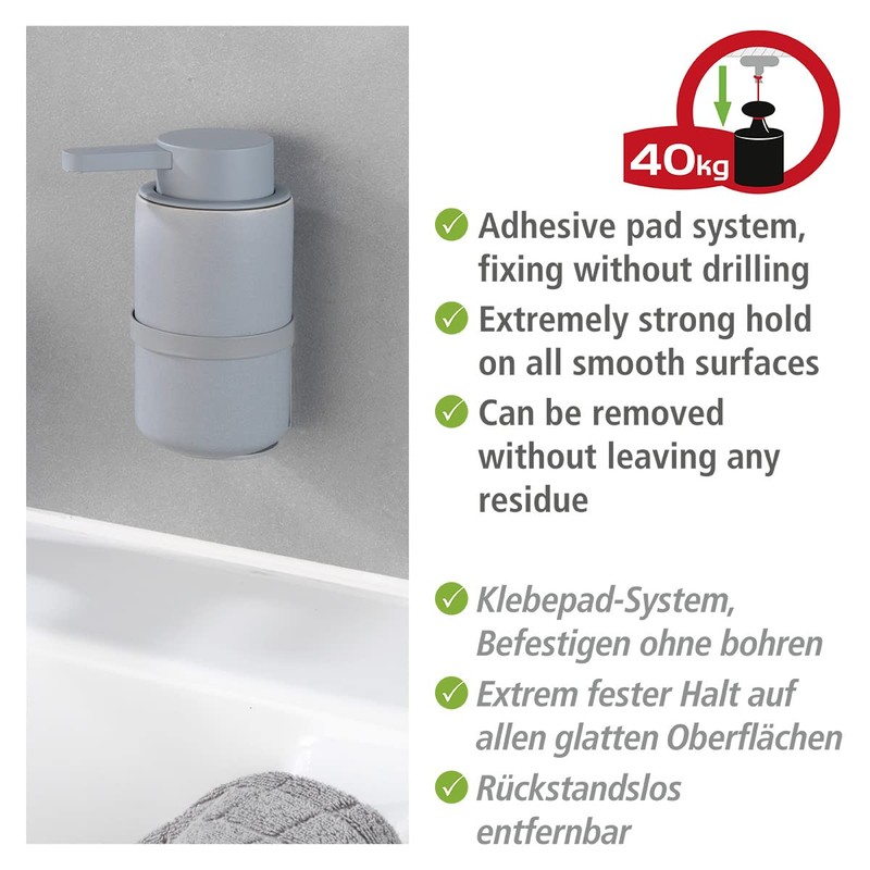 Woya Wall Soap Dispenser, Grey