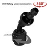 APIELE 4AN 45 Degree Aluminum Internal Thread Rotary Push in