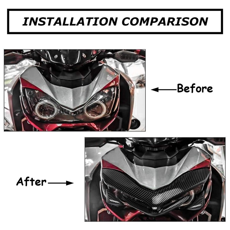 PSLER® Motorcycle Front Trim Nose Cover for Kawasaki Z900 2017-2019