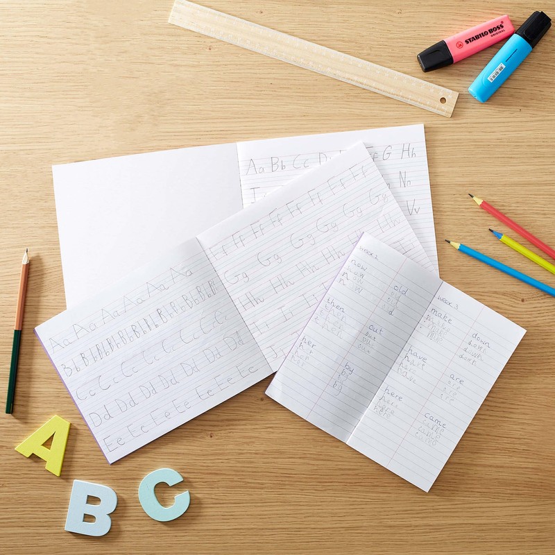 Rhino Handwriting Book (6.5 x 8), 6mm Grey Lines +