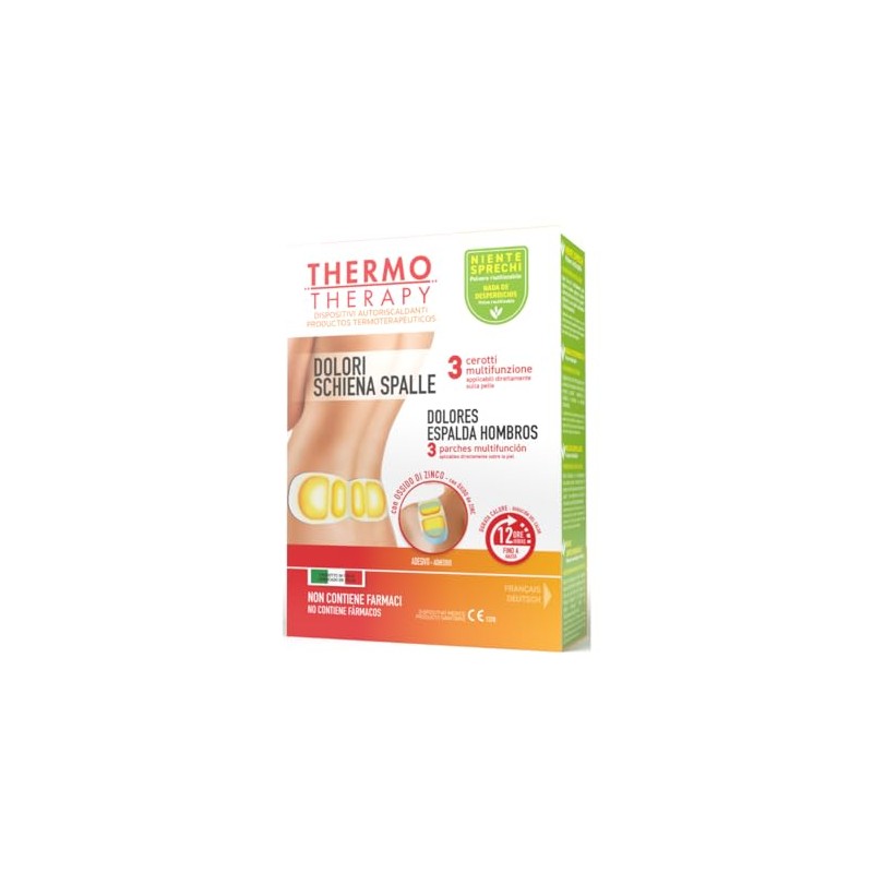 Thermo Therapy Cerotti Multifunzione Dolore Schiena e Spalle, Non Contengono