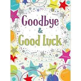 Goldmark Goodbye and Good Luck Farewell Card, 30.5cm x 22.9cm