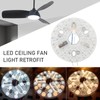 Cryfokt Led Ceiling Fan Light Retrofit Kit, Led Ceiling Fan